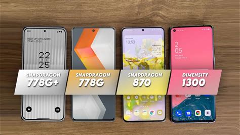 Snapdragon 778G Plus vs Dimensity 1300 .